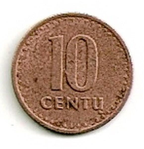Lietuva. 10 centų ( 1991 ) XF
